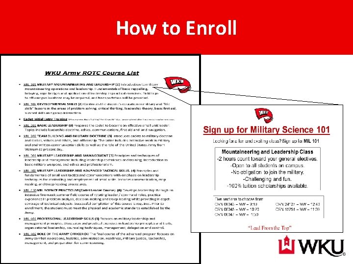 How to Enroll #Head. For. The. Hill 