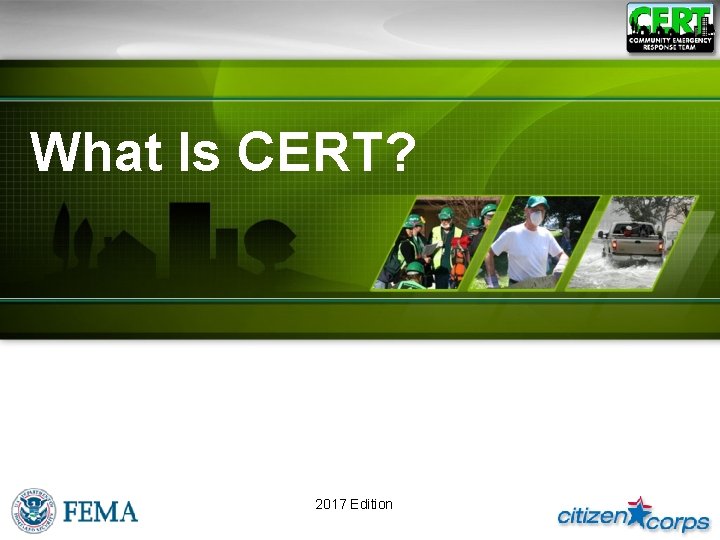 What Is CERT? 2017 Edition 