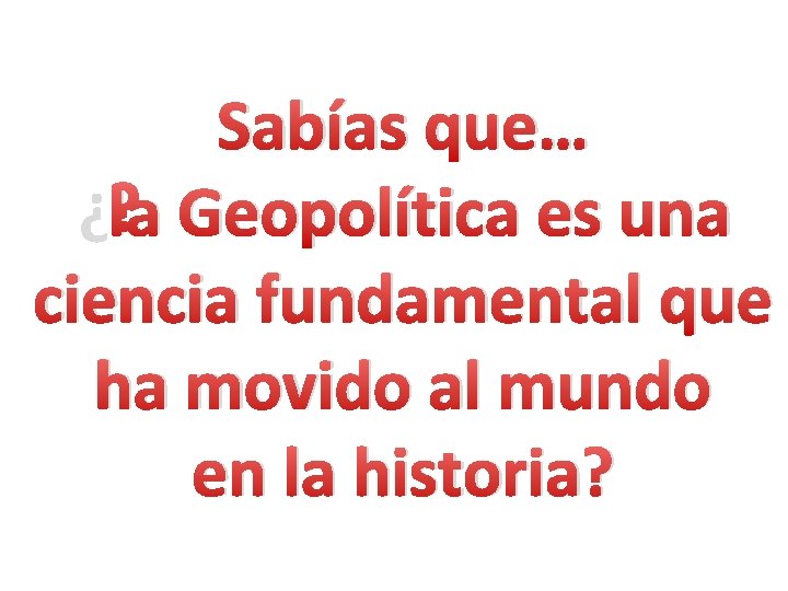 La Geopoltica Definiciones Prof Rafael Len V Recojo