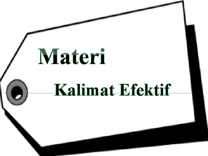 Kalimat Efektif 