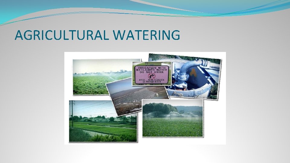 AGRICULTURAL WATERING 