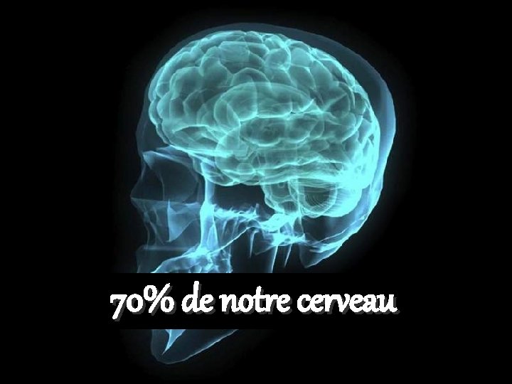 70% de notre cerveau 