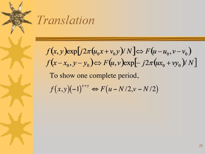 Part Translation Math Image Processing ECE 472572 Digital Image Processing Lecture 5 Image
