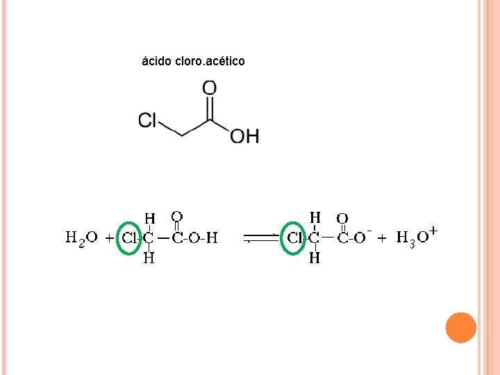 ácido cloro. acético 