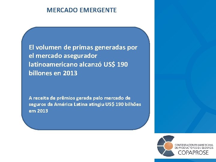 MERCADO EMERGENTE El volumen de primas generadas por el mercado asegurador latinoamericano alcanzó US$