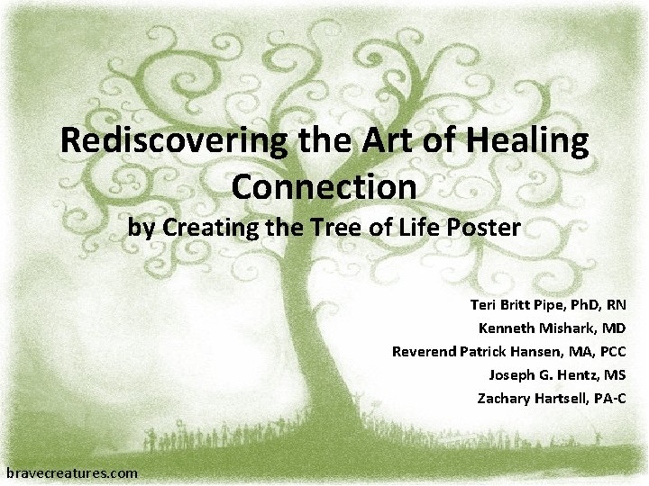 Rediscovering the Art of Healing Connection by Creating the Tree of Life Poster Teri