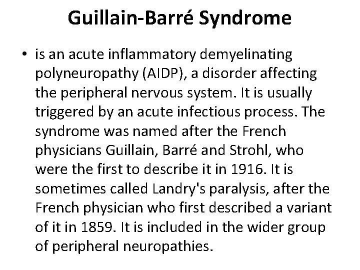Guillainbarr Syndrome Myasthenia Gravis Dr Abdulmonim Batiha Guillainbarr