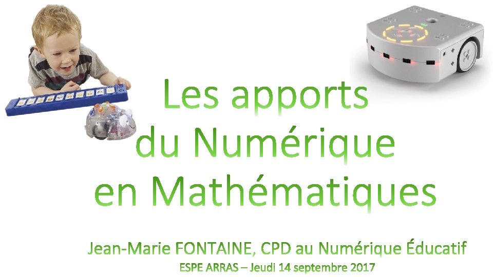 La place du Numrique dans les programmes Les