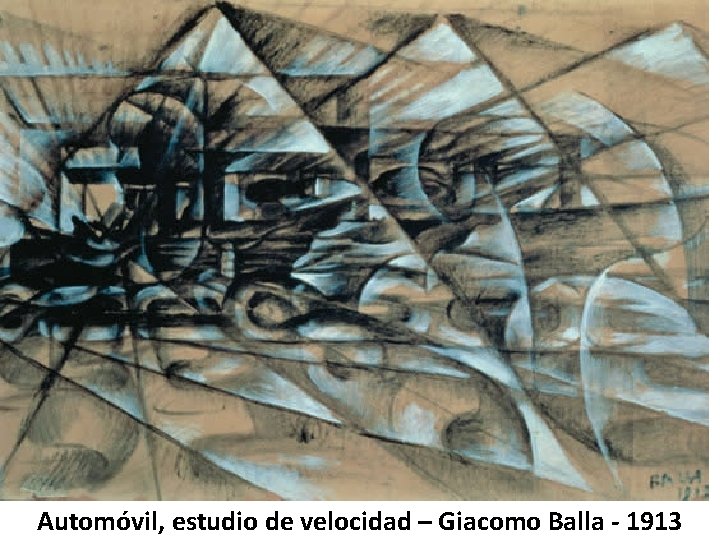 Automóvil, estudio de velocidad – Giacomo Balla - 1913 