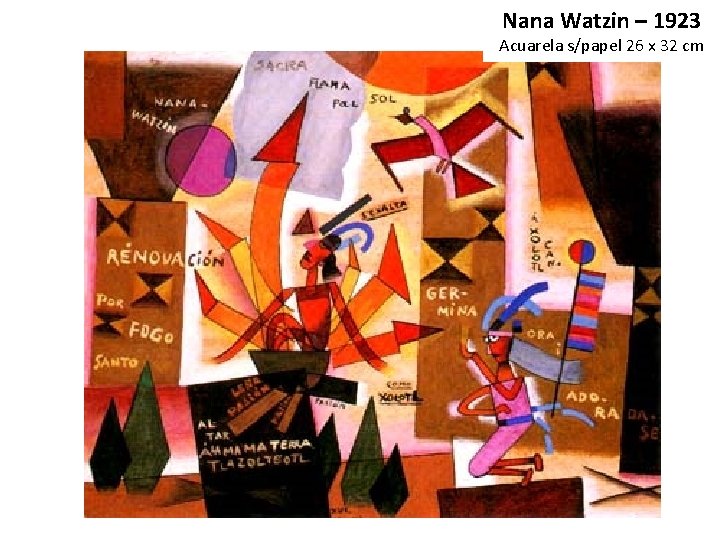 Nana Watzin – 1923 Acuarela s/papel 26 x 32 cm 