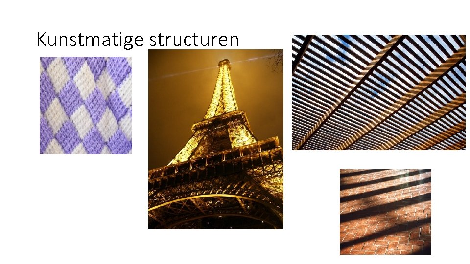 Kunstmatige structuren 