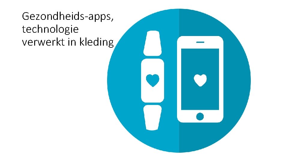 Gezondheids-apps, technologie verwerkt in kleding 