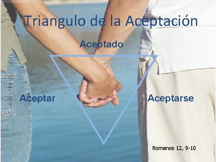 Triangulo de la Aceptación Aceptado Aceptarse Romanos 12, 9 -10 Triangulo de la Aceptación Aceptado Aceptarse Romanos 12, 9 -10