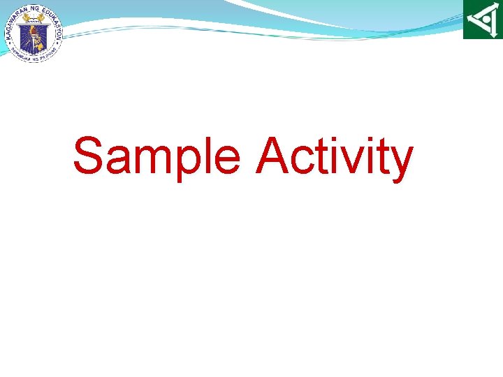 Sample Activity 