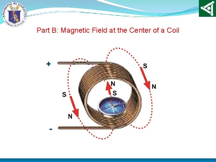 Part B: Magnetic Field at the Center of a Coil + - 