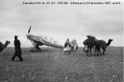 Dewoitine 510 du GC II/1 - SPA 94 - à Bedeau le 24 décembre
