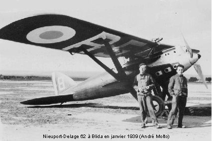 Nieuport-Delage 62 à Blida en janvier 1939 (André Molto) 