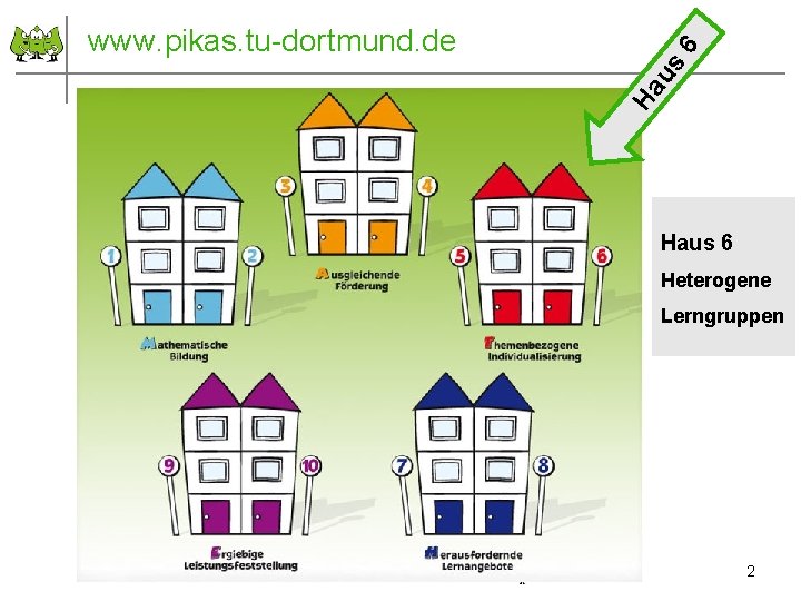 Ha us 6 www. pikas. tu-dortmund. de Haus 6 Heterogene Lerngruppen Juni 2010 © Ha us 6 www. pikas. tu-dortmund. de Haus 6 Heterogene Lerngruppen Juni 2010 ©