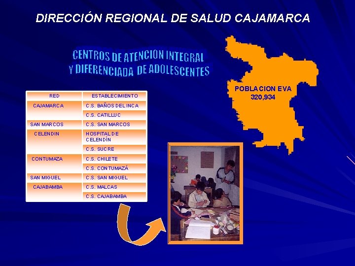 DIRECCIÓN REGIONAL DE SALUD CAJAMARCA RED CAJAMARCA ESTABLECIMIENTO C. S. BAÑOS DEL INCA C.