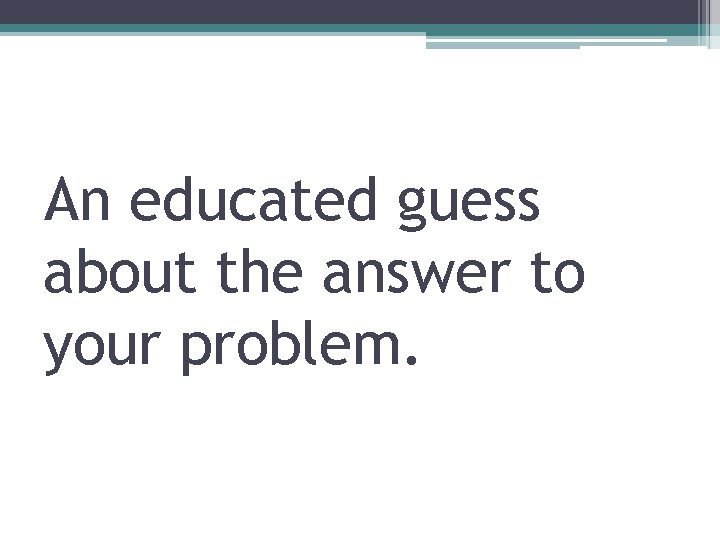 An educated guess about the answer to your problem. 