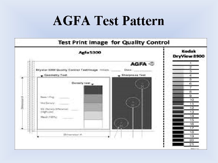 AGFA Test Pattern AGFA Test Pattern