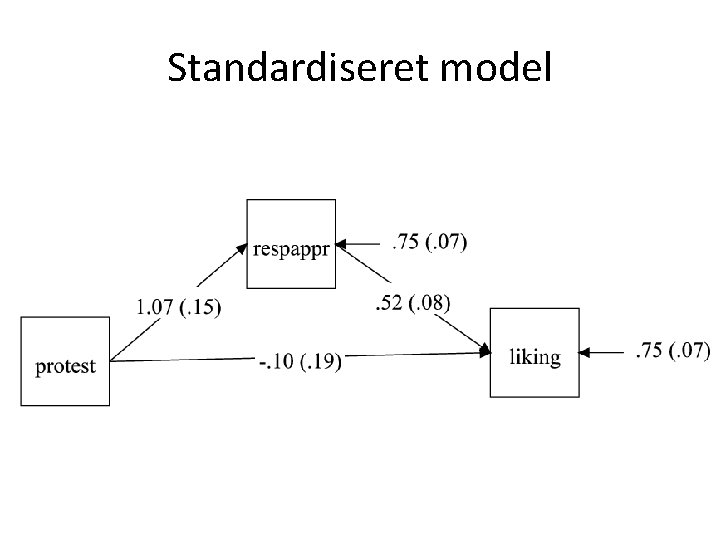 Standardiseret model 