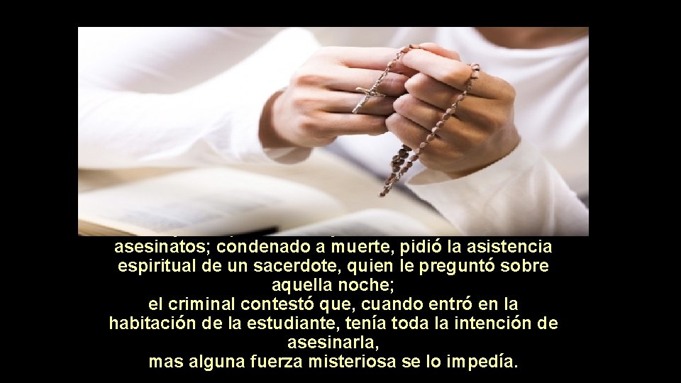 Bundy fue aprehendido y confesó más de treinta asesinatos; condenado a muerte, pidió la