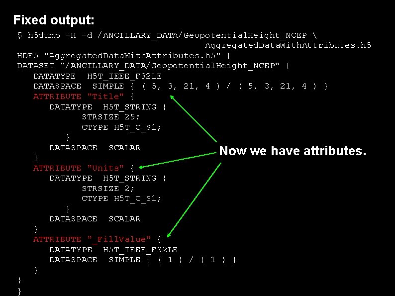 The Python Programming Language and HDF 5 H