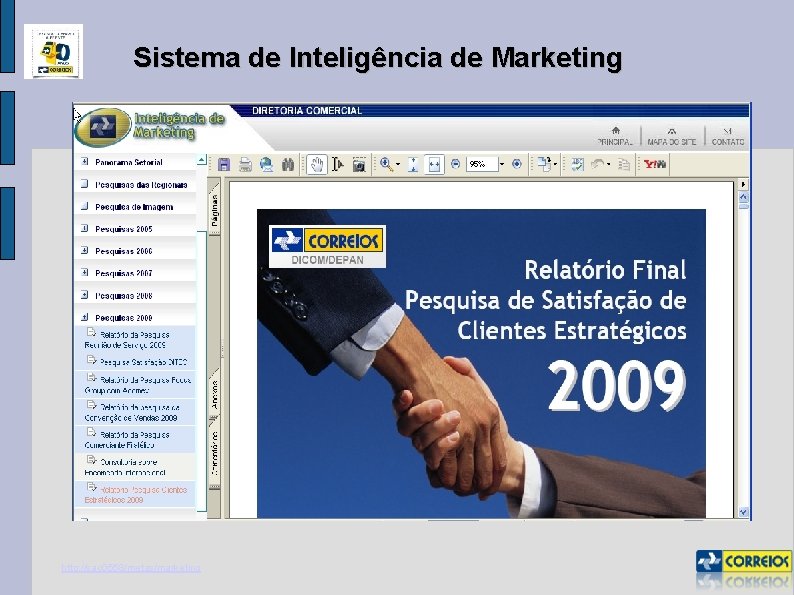 Sistema de Inteligência de Marketing http: //sac 0558/metas/marketing 