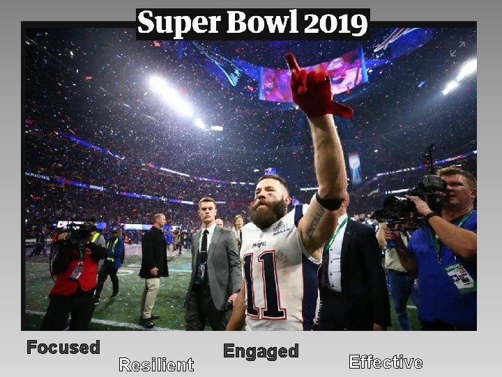 Add a Super bowl slide here Focused Resilient Engaged Effective 