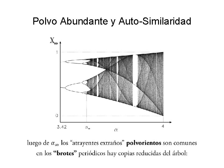 Polvo Abundante y Auto-Similaridad 