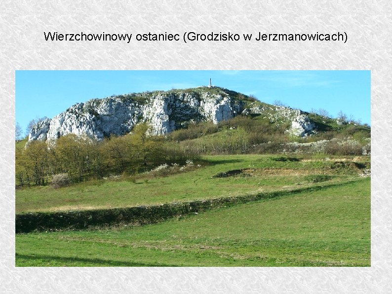 Wierzchowinowy ostaniec (Grodzisko w Jerzmanowicach) 