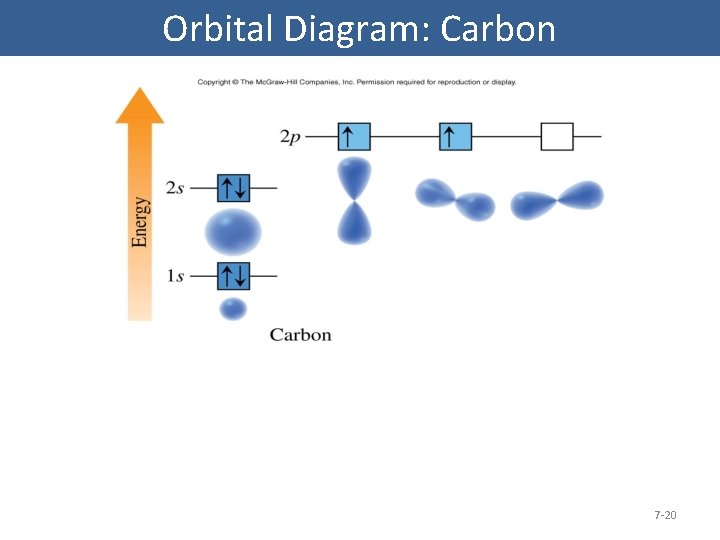 Orbital Diagram: Carbon 7 -20 