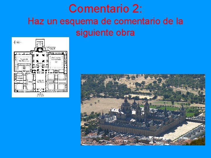 Comentario 2: Haz un esquema de comentario de la siguiente obra 