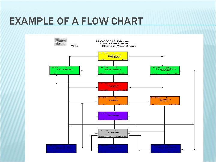 EXAMPLE OF A FLOW CHART 