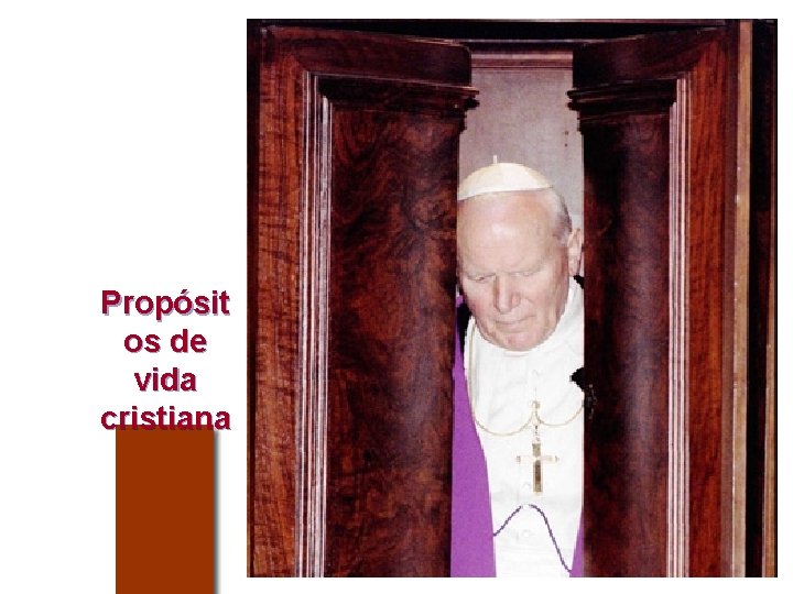 Propósit os de vida cristiana 