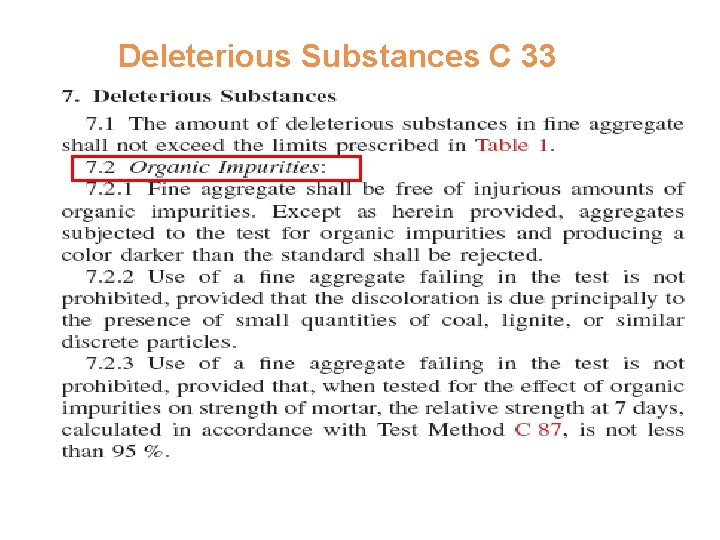 Deleterious Substances C 33 