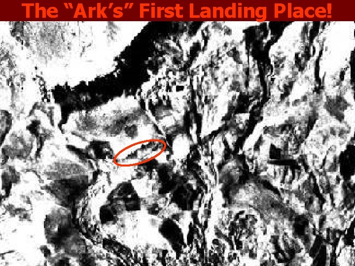 The “Ark’s” First Landing Place! 