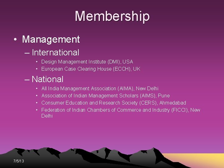 Membership • Management – International • Design Management Institute (DMI), USA • European Case Membership • Management – International • Design Management Institute (DMI), USA • European Case