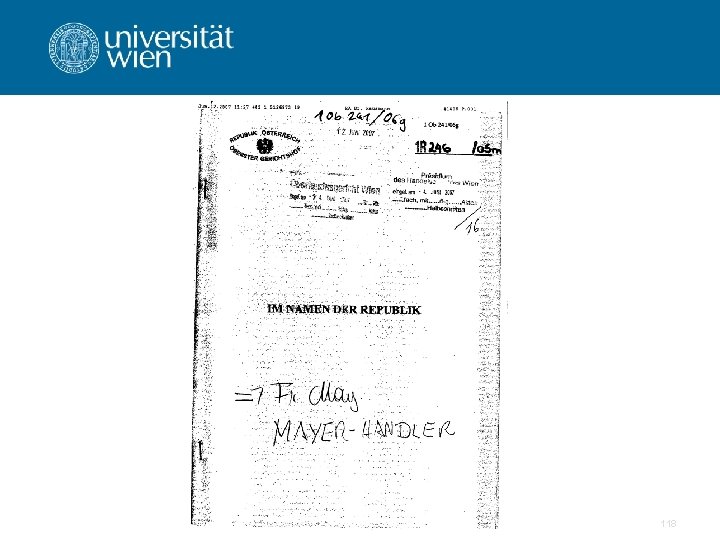 Univ. -Prof. Dr. Ernst Karner WS 2011/12 118 