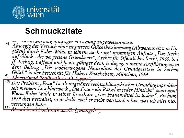 Schmuckzitate 152 