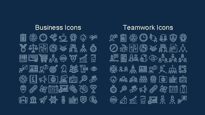 Business Icons Teamwork Icons 