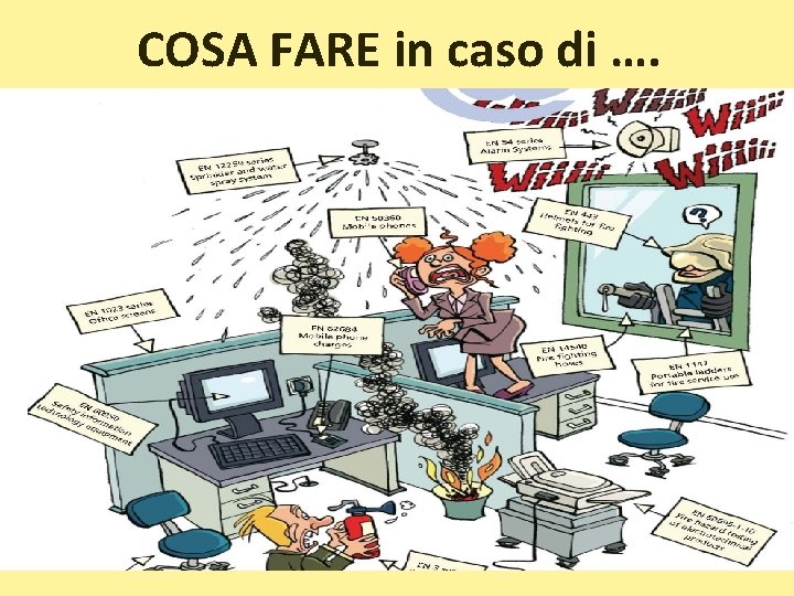  COSA FARE in caso di …. 