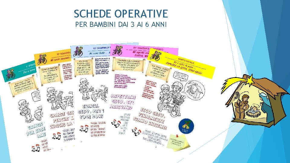 SCHEDE OPERATIVE PER BAMBINI DAI 3 AI 6 ANNI 