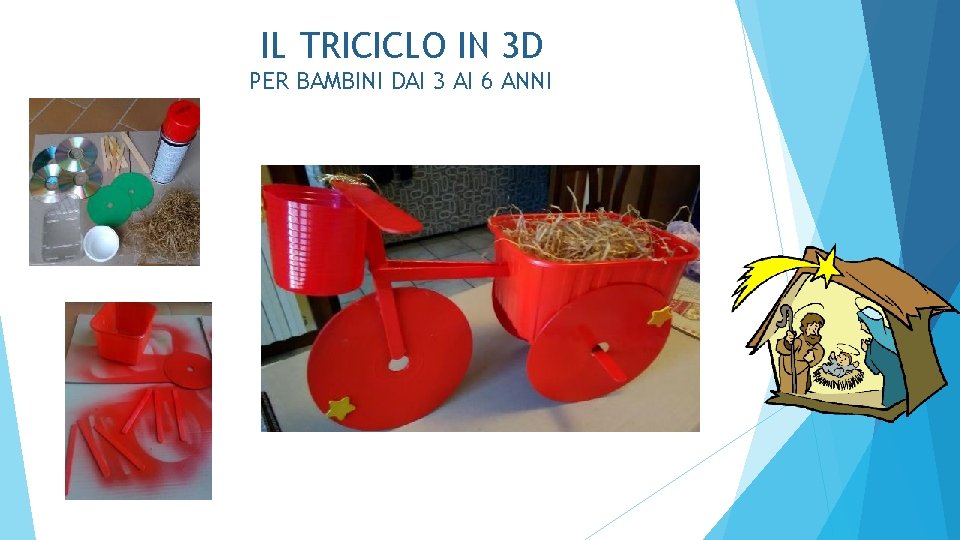 IL TRICICLO IN 3 D PER BAMBINI DAI 3 AI 6 ANNI 