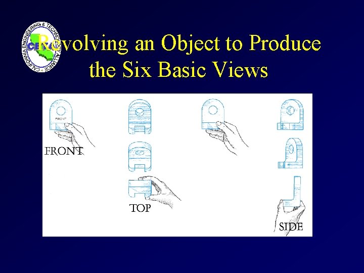 Revolving an Object to Produce the Six Basic Views 