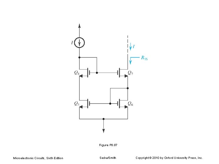 Figure P 8. 87 Microelectronic Circuits, Sixth Edition Sedra/Smith Copyright © 2010 by Oxford