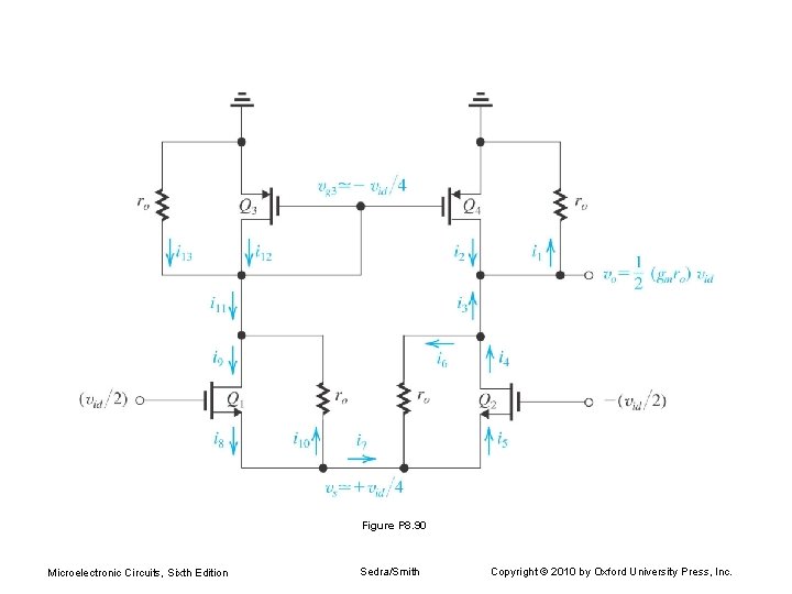 Figure P 8. 90 Microelectronic Circuits, Sixth Edition Sedra/Smith Copyright © 2010 by Oxford