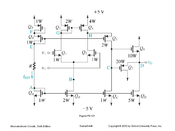 Figure P 8. 121 Microelectronic Circuits, Sixth Edition Sedra/Smith Copyright © 2010 by Oxford