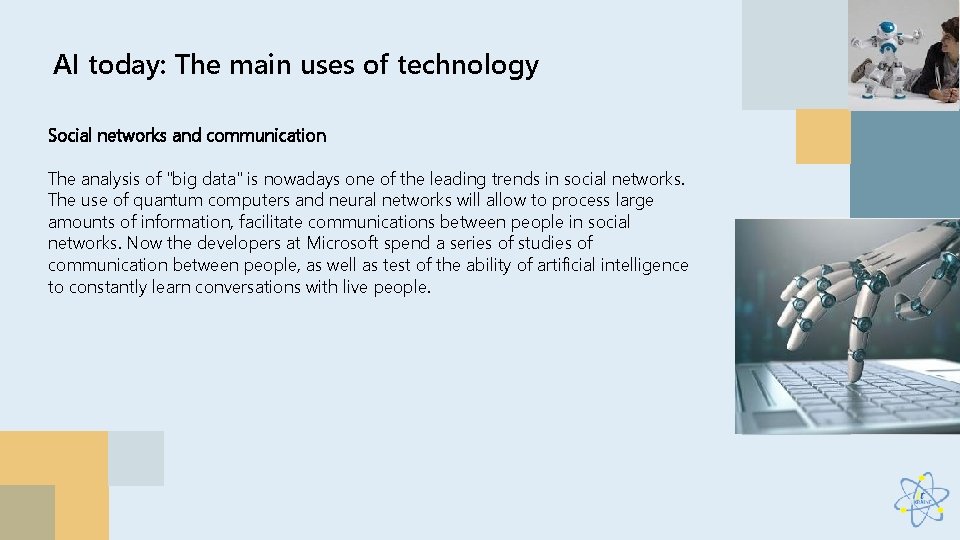 Artificial intelligence quantum computers and neural networks Contents